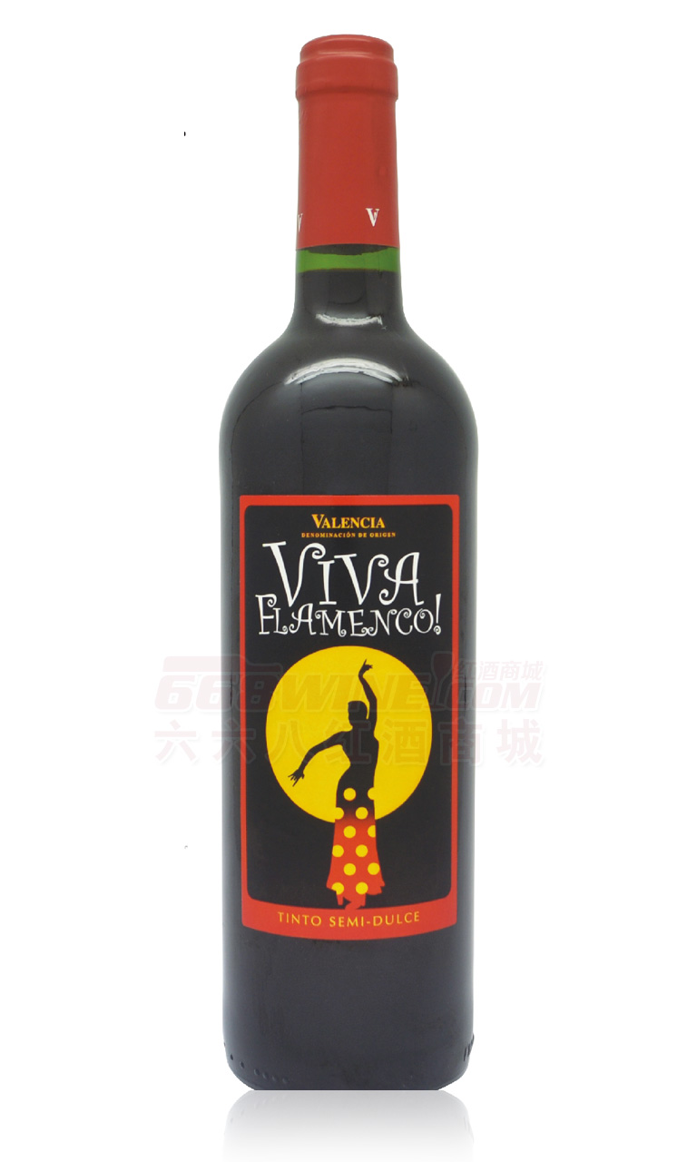 西班牙弗拉明戈半甜红葡萄酒