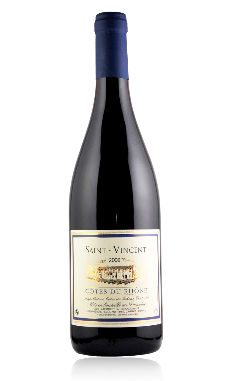 法国圣文森隆河谷干红葡萄酒Saint Vincent Cotes du R