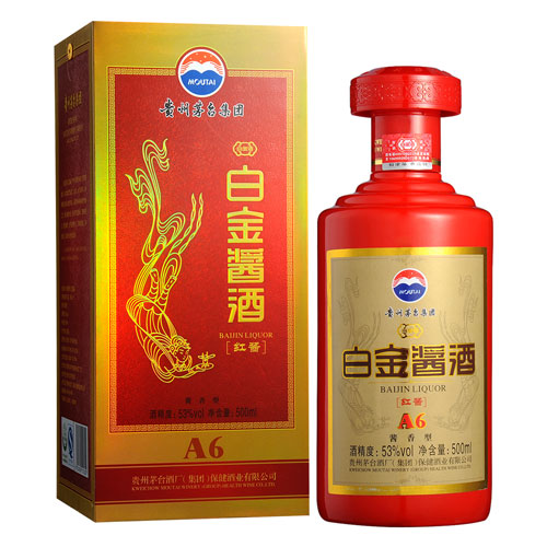 53&#176;茅台集团白金酱酒（红酱A6）500ml