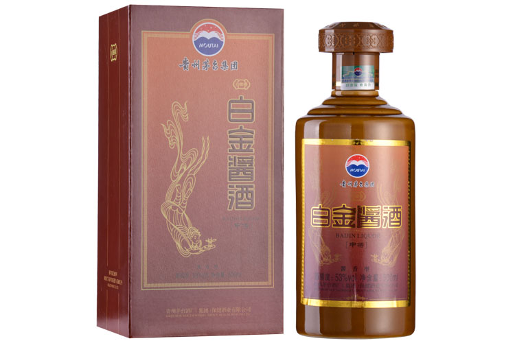 53&#176;茅台集团白金酱酒（中将）500ml