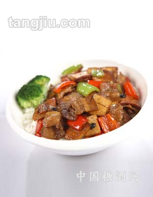 香干小炒肉饭
