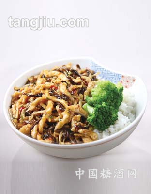 鱼香肉丝饭