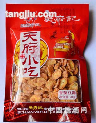 吴府记香辣豆瓣花生70克