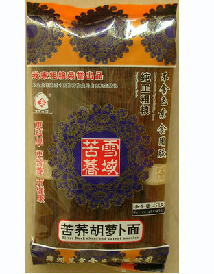 454克苦荞胡萝卜面