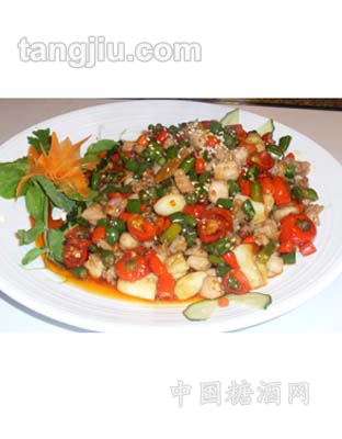 尖椒鸭丁
