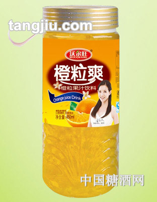 沃尔旺橙果汁饮料老板杯450mL