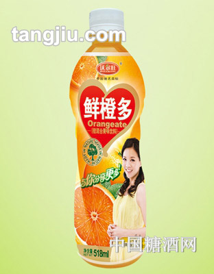 沃尔旺鲜橙多果味饮料518mL