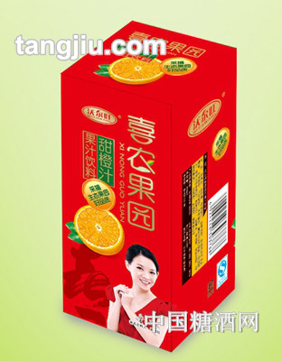 沃尔旺喜农果园果味饮料外盒350mL