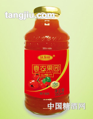 沃尔旺喜农果园山楂汁350mL