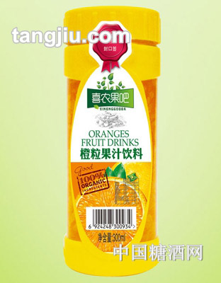 喜农果吧橙果汁饮料300mL