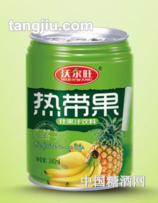 沃尔旺热带果什果汁饮料240mL