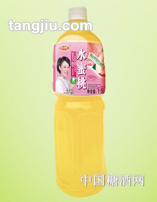 沃尔旺水蜜桃果汁饮料1.5L