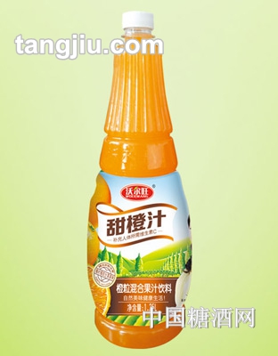 沃尔旺甜橙汁果汁饮料1.25L