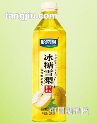 哈奇利冰糖雪梨果汁饮料500mL
