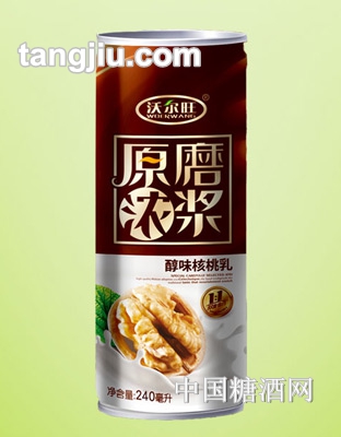 沃尔旺原磨浓浆核桃乳（高罐）240mL