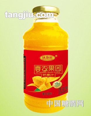 沃尔旺喜农果园芒果汁350mL