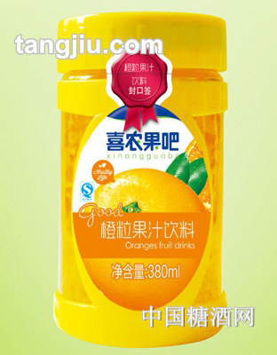 喜农果吧橙果汁饮料380mL
