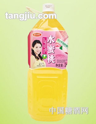 沃尔旺水蜜桃果汁饮料2L