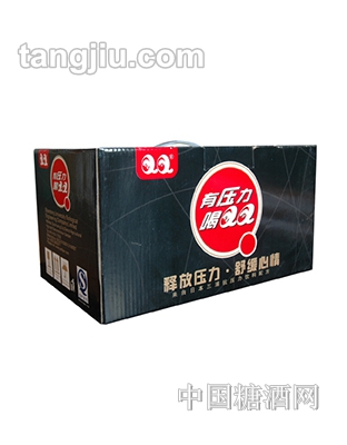 QQ抗压力饮料1x8瓶x310ml黑礼盒