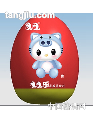 QQ乐乳酸菌饮料猪