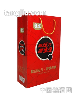 QQ抗压力饮料1x24x310红手提袋