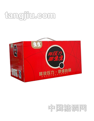 QQ抗压力饮料1x8瓶x310ml红礼盒