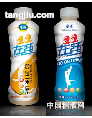 QQ在线凉奶茶饮料（新包装）