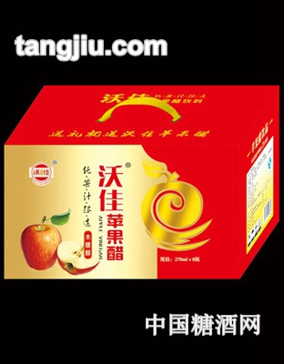 沃佳苹果醋饮料270ml春节8瓶装箱