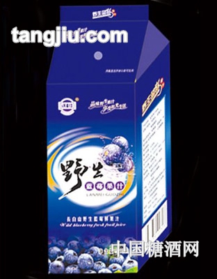 沃佳野生蓝莓果汁盒500ml