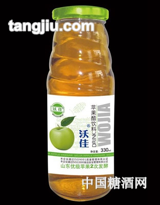 沃佳苹果醋饮料330ml