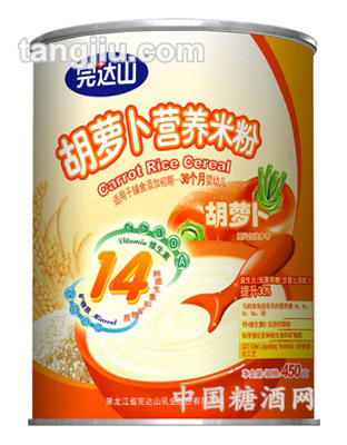 胡萝卜营养米粉450g
