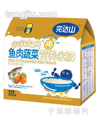 鱼肉蔬菜营养米粉255g