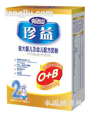 珍益较大及幼儿配方奶粉(盒)400g
