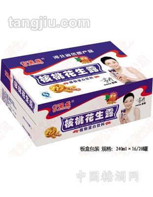 呈龙核桃花生露箱240ml