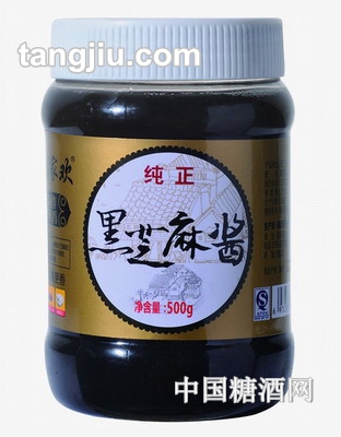 福家欢纯正黑芝麻酱500g