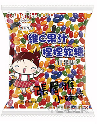 维C果汁捏捏软糖什果味