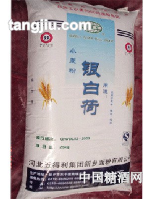 五得利银白荷小麦粉25kg
