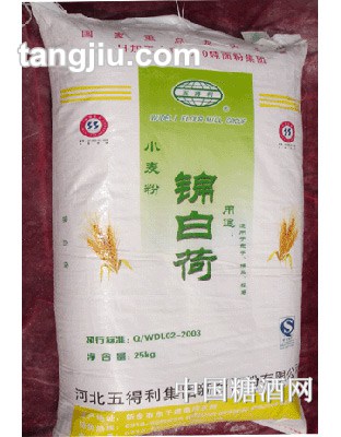 五得利锦白荷小麦粉25kg