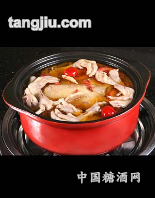 酸萝卜鹅掌靓汤