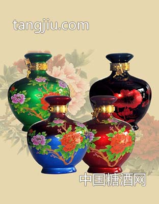 五粮坊坛子酒花开富贵系列