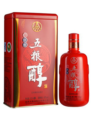 五粮液五粮醇红淡雅50度500ml