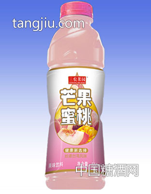 三农果园芒果蜜桃果味饮料550ml