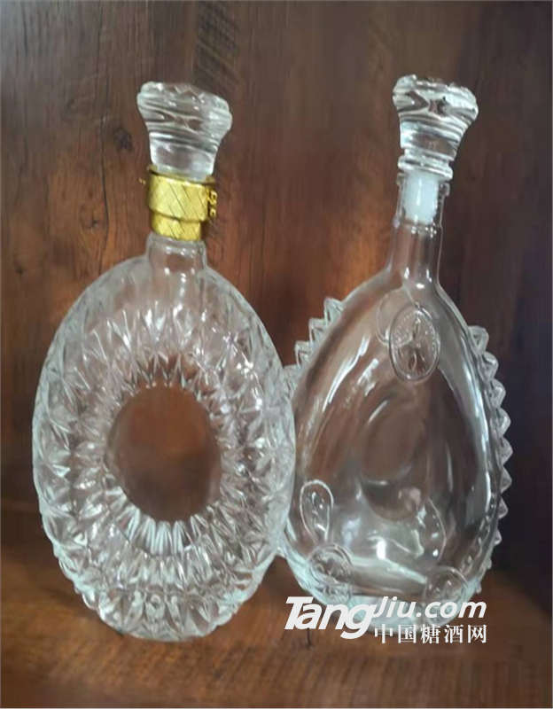玻璃瓶厂家长期供应晶白料玻璃白酒瓶批发晶白料玻璃白酒瓶