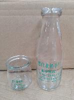 玻璃瓶厂家定做印花玻璃奶瓶
