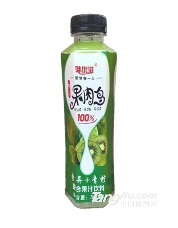 味优滋果肉多奇异+青柠500ml