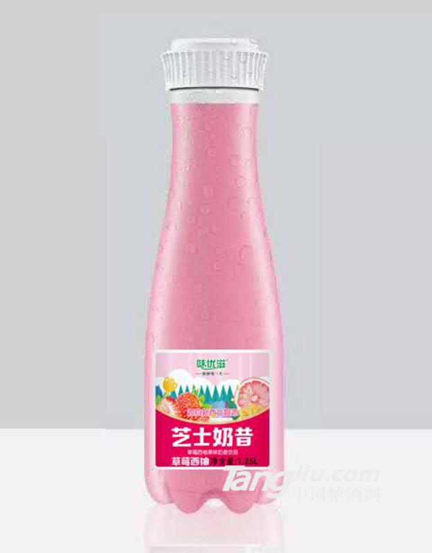 味优滋芝士奶昔草莓西柚味