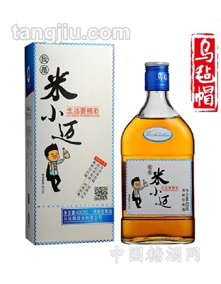 乌毡帽米小迈清爽半干黄酒400ml