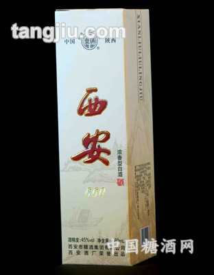 西安酒秦俑淡黄660ml