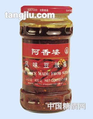 阿香婆风味豆豉酱400g