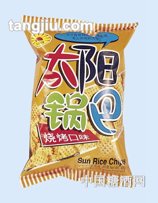 太阳锅巴烧烤口味45克